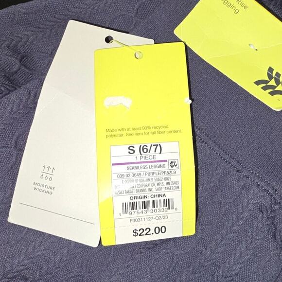 Girls' Seamless Leggings | All in Motion | Small (6/7) - Picture 7 of 9